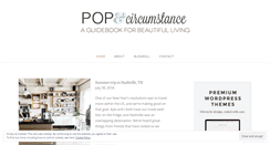 Desktop Screenshot of popandcircumstanceblog.com